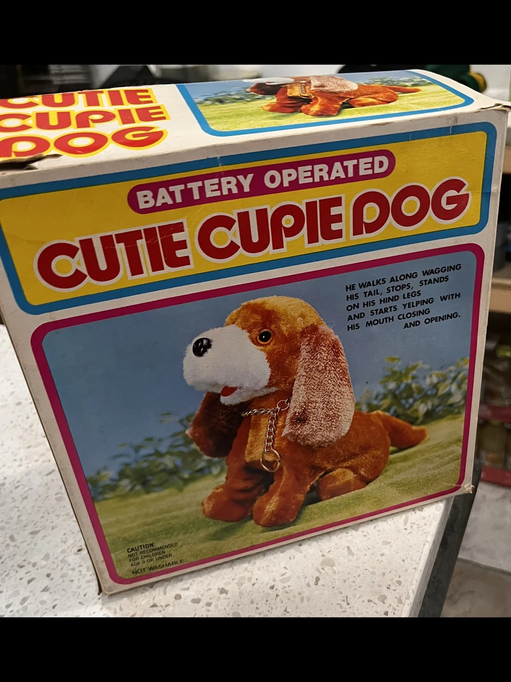 Cutie Cupie Battery Operated Plush Toy - Brown